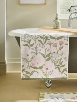 Next Multi Water Colour Floral 100% Cotton Towel^ Towels & Bathmats