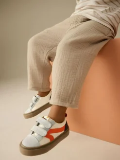 Best Next Wide Fit (G) Touch Fastening Skate Trainers Multi