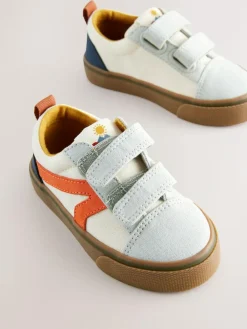 Best Next Wide Fit (G) Touch Fastening Skate Trainers Multi