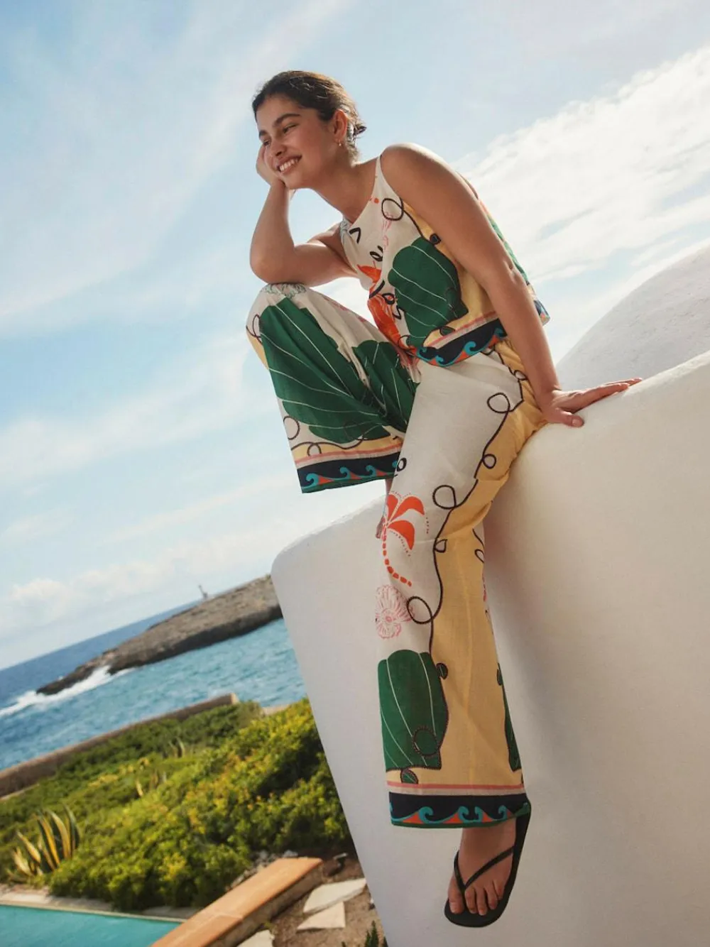 Next Multi Wide Leg Trousers