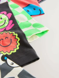 New Next Multicolour Checkerboard Junior Pattern Trunks 5 Pack (1.5-16yrs)