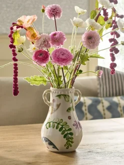 Outlet Next Multicolour Floral Twist Handle Ceramic Vase