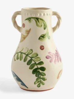 Outlet Next Multicolour Floral Twist Handle Ceramic Vase