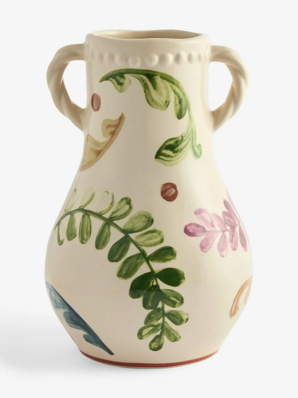 Outlet Next Multicolour Floral Twist Handle Ceramic Vase