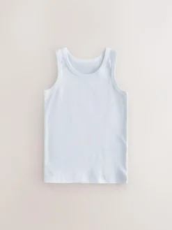 Next Multicolour Vests 5 Pack (1.5-16yrs)^BOY Tops|Underwear