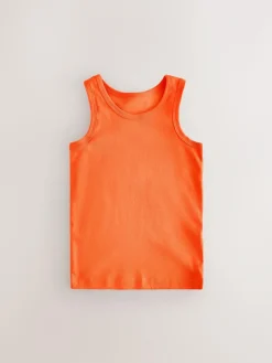 Next Multicolour Vests 5 Pack (1.5-16yrs)^BOY Tops|Underwear