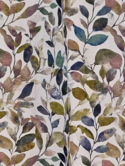 Clearance Next Multicoloured Leaves Print Blackout/Thermal Eyelet Curtains