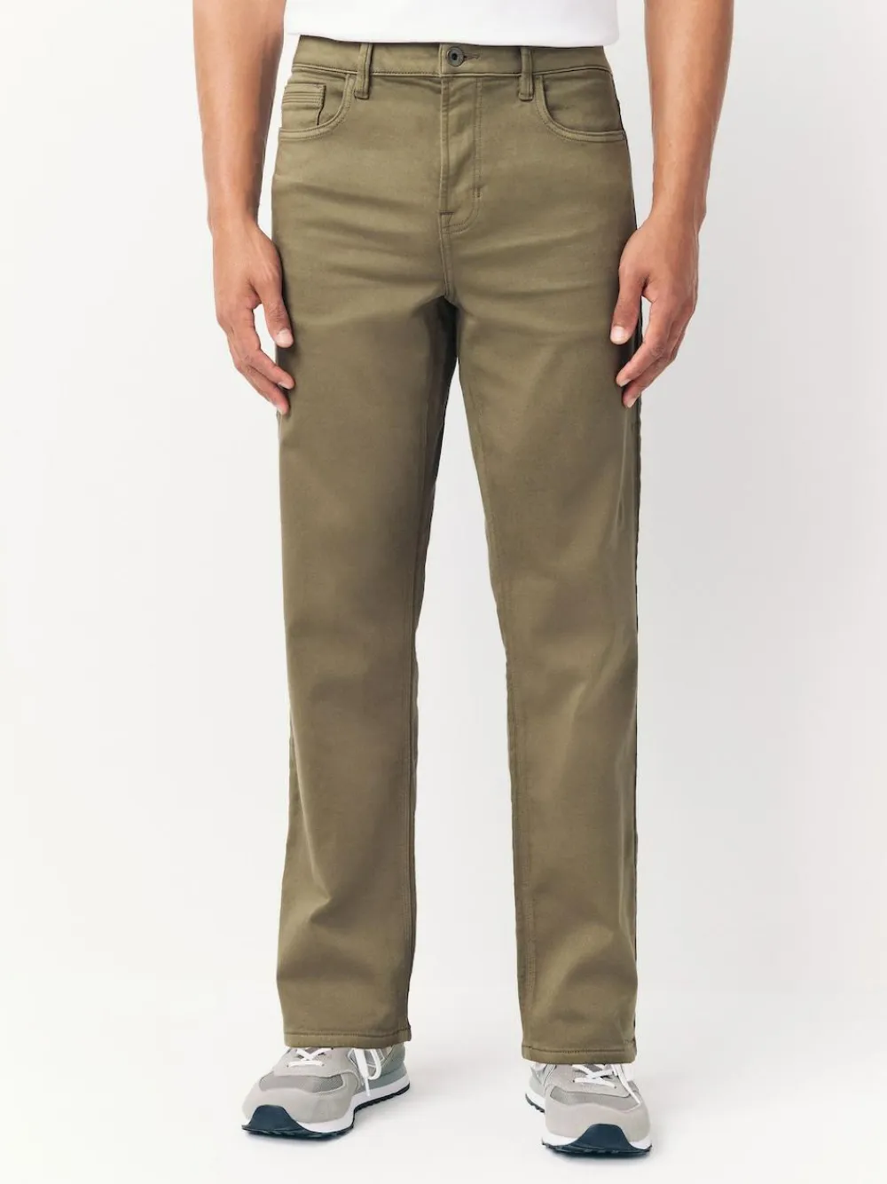 Sale Next Straight Fit Comfort Stretch Jeans Mushroom Brown