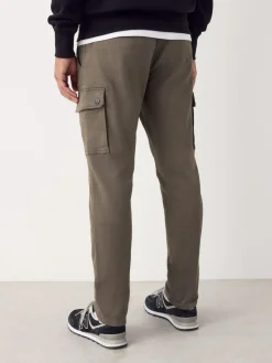 Online Next Slim Fit Slim Fit Motionflex Strech Cargo Trousers Mushroom
