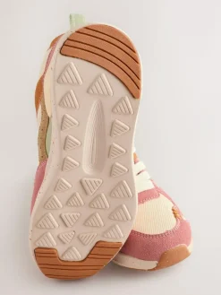 Sale Next Colourblock Lace-Up Trainers Muted