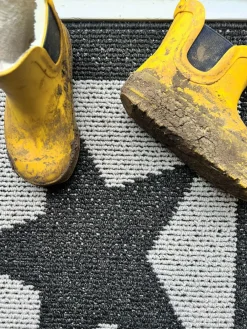 Outlet My Mat Utility Star Washable Non Slip Doormat Charcoal Grey