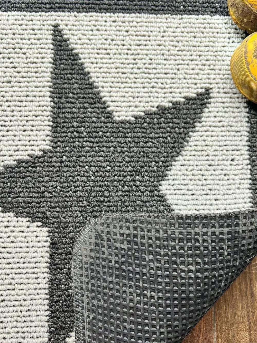 Outlet My Mat Utility Star Washable Non Slip Doormat Charcoal Grey