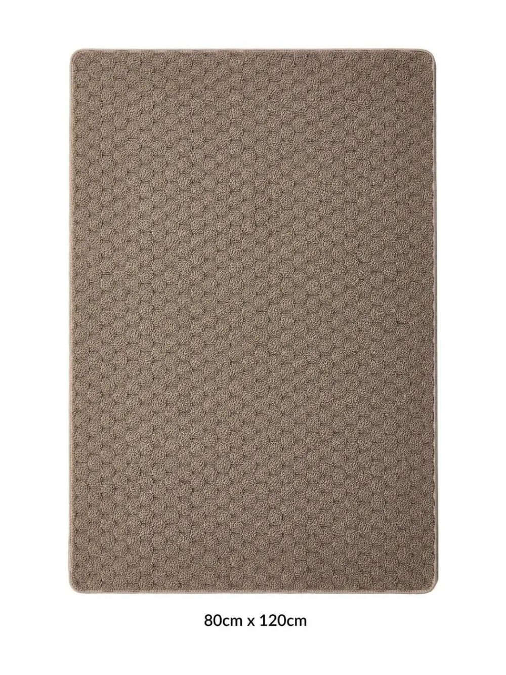 New My Mat Sculptured Honeycomb Rug Mink