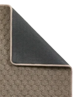 New My Mat Sculptured Honeycomb Rug Mink