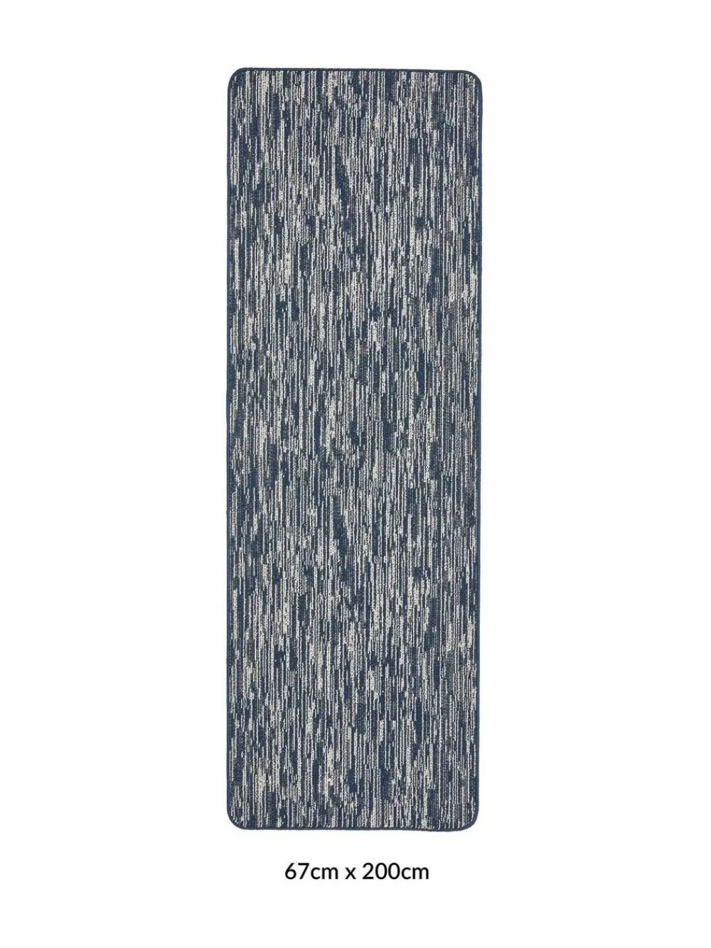 New My Mat Broken Stripe Runner Navy