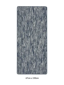 New My Mat Broken Stripe Runner Navy