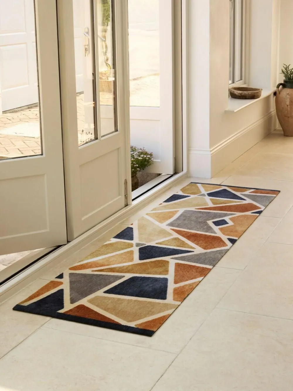 My Mat Rust Studio Mosaic Runner^ Rugs & Runners