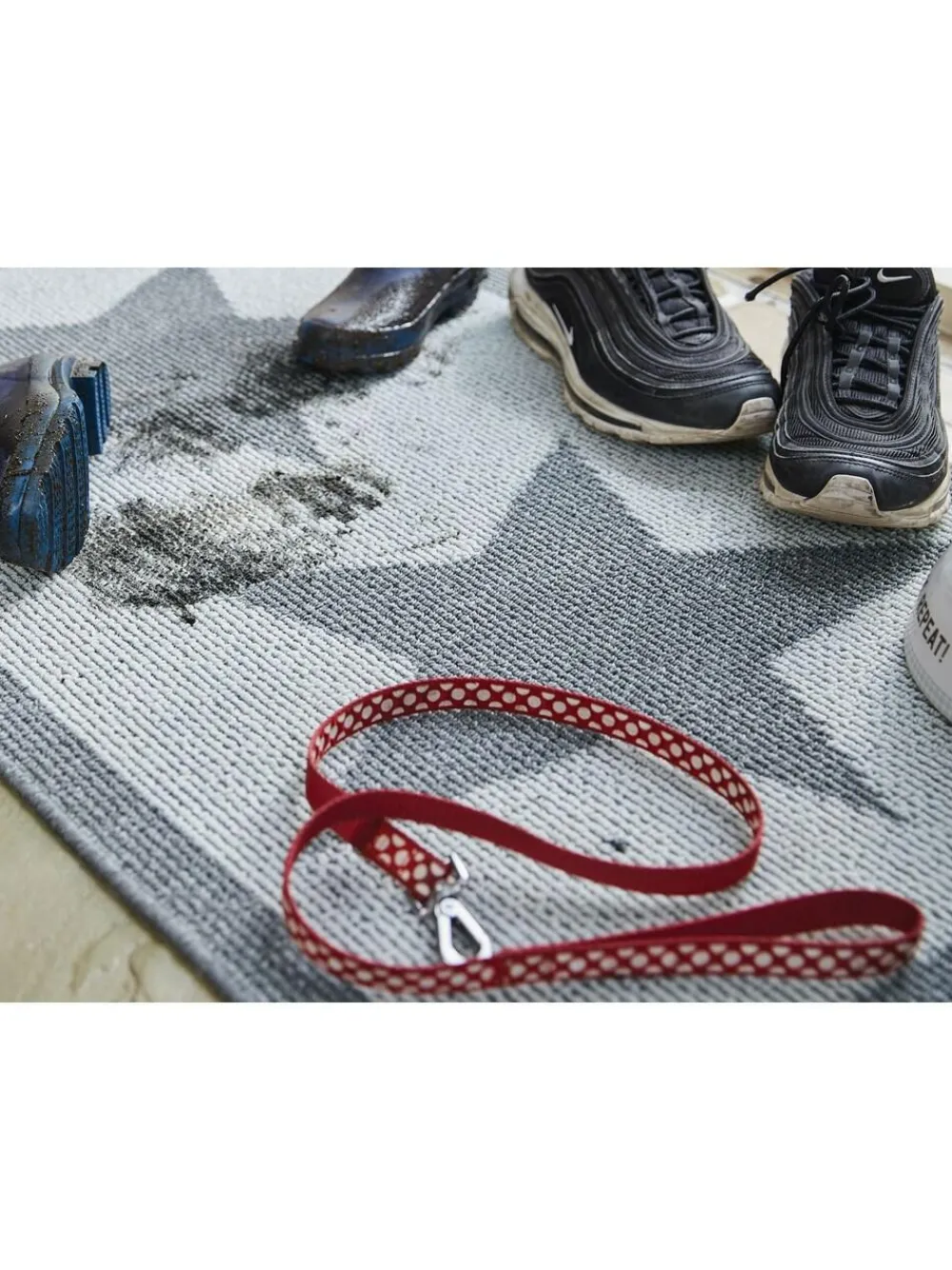 Hot My Mat Utility Star Washable Non Slip Doormat Silver