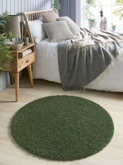 Hot My Rug Forest Green Shaggy Rug