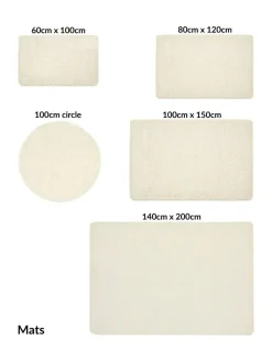 My Rug Ivory Shaggy Rug^ Rugs & Runners