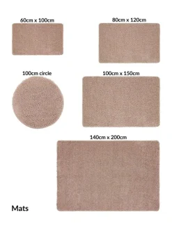 My Rug Nude Pink Shaggy Rug^ Rugs & Runners