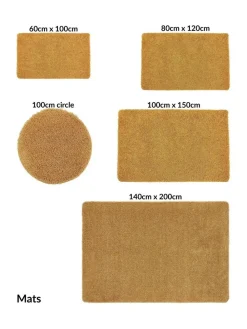 Outlet My Rug Ochre Shaggy Rug