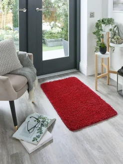 Clearance My Rug Red Shaggy Rug