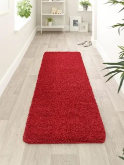 Clearance My Rug Red Shaggy Rug
