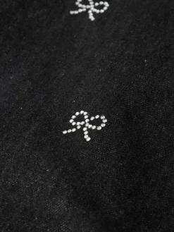 Online Name It Black Bow Embellished Jeans