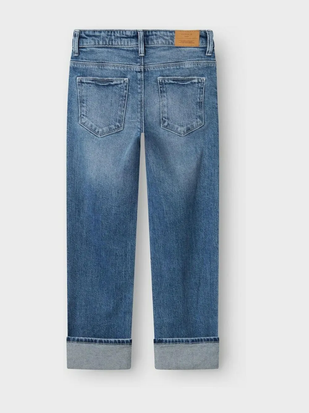Name It Blue Straight Leg Fold Up Jeans^ Jeans