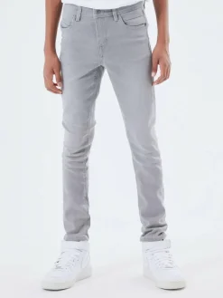 Outlet Name It Boys Slim Fit Jeans Grey