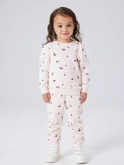 Best Name It Pink Cherry Print Sweatshirt