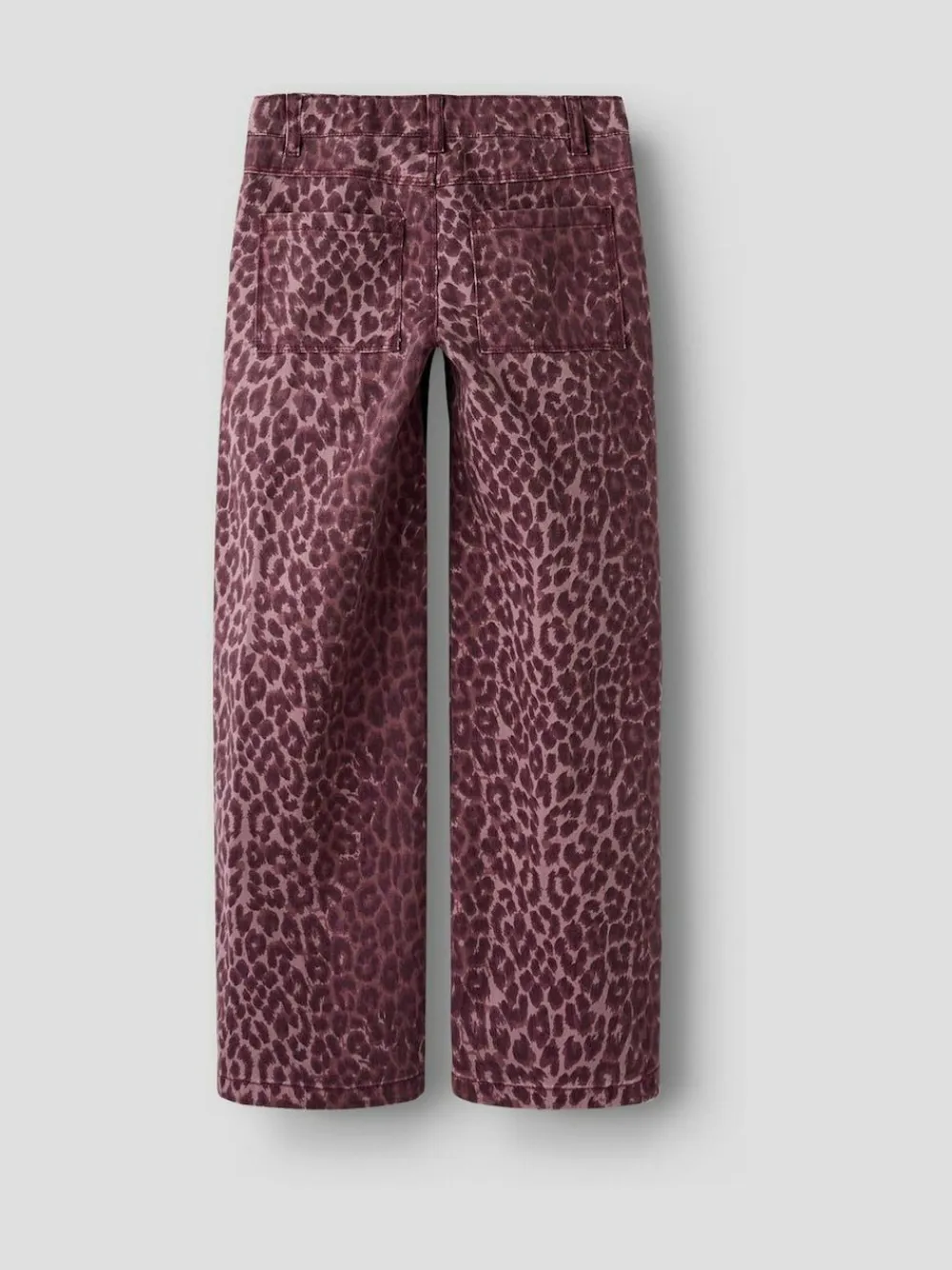 Online Name It Purple Wide Leg Leopard Jeans