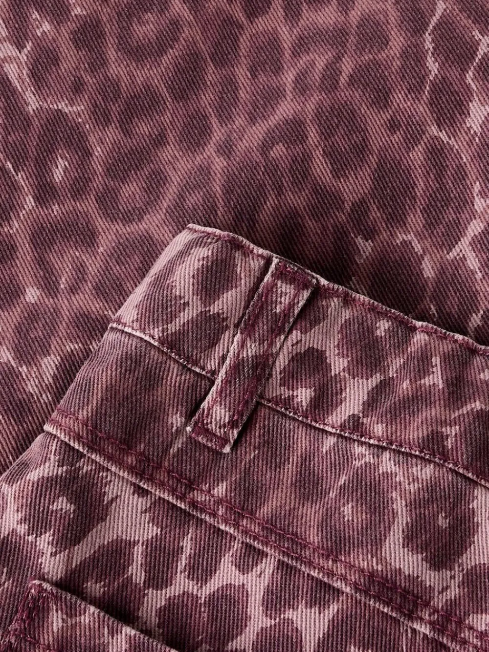 Online Name It Purple Wide Leg Leopard Jeans