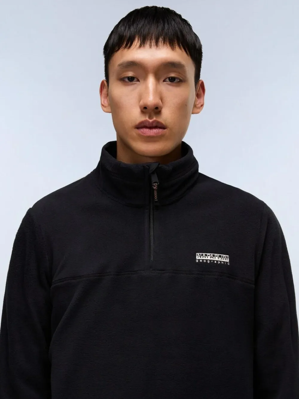 Sale Napapijri Dergana Half Zip Black Fleece