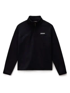 Sale Napapijri Dergana Half Zip Black Fleece