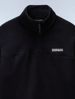 Sale Napapijri Dergana Half Zip Black Fleece