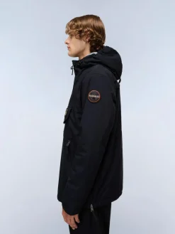 Discount Napapijri Rainforest Pockets Black Anorak