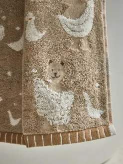 Online Next Natural 100% Cotton Bertie Woodland Spa Towel