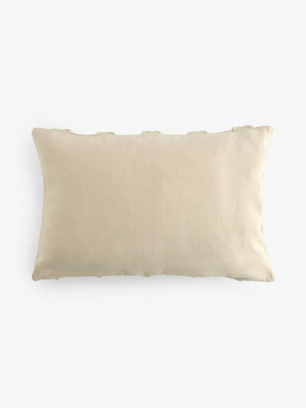 New Next 40 x 59cm Woven Chevron Cushion Natural