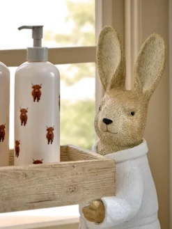 Hot Next Natural Bertie Bear and Rosie Rabbit Storage Caddy