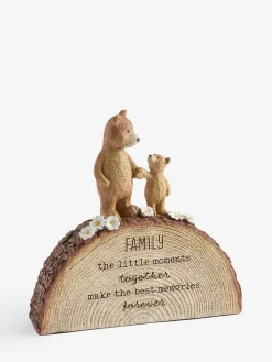 Next Natural Bertie Bear Family Sentiment Ornament^ Ornaments