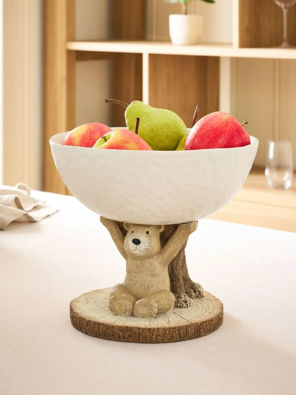 Sale Next Natural Bertie Bear Fruit Bowl