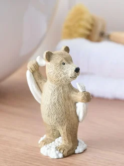 Next Natural Bertie Bear Towel Bathroom Ornament^ Ornaments|Bathroom Accessories