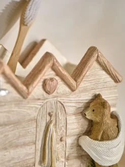 Sale Next Natural Bertie Bear Woodland Spa Toothbrush Tidy