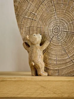 Clearance Next Natural Bertie the Bear Monogram Ornaments