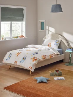 Next Natural Bluey and Friends 100% Cotton Duvet Cover and Pillowcase Set^ Childrens Bedding|Bedsets & Duvet Covers