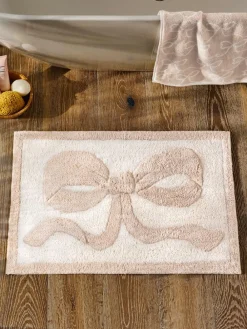 Outlet Next Natural Bow Bath Mat