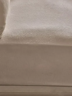 Hot Next Brushed Cotton Supersoft Extra Deep Fitted Sheet Natural