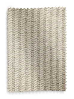 Hot Next Brushed Stripe Pencil Pleat Lined Curtains Natural